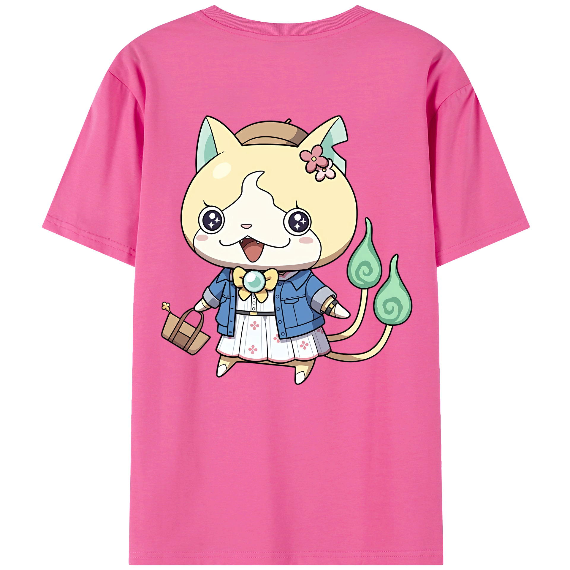（画像用） 妖怪ウォッチ Yo-kai Watch レディース半袖Tシャツ(バックプリント)